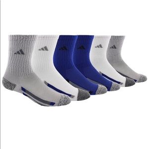 Adidas 6 Pair Crew Socks